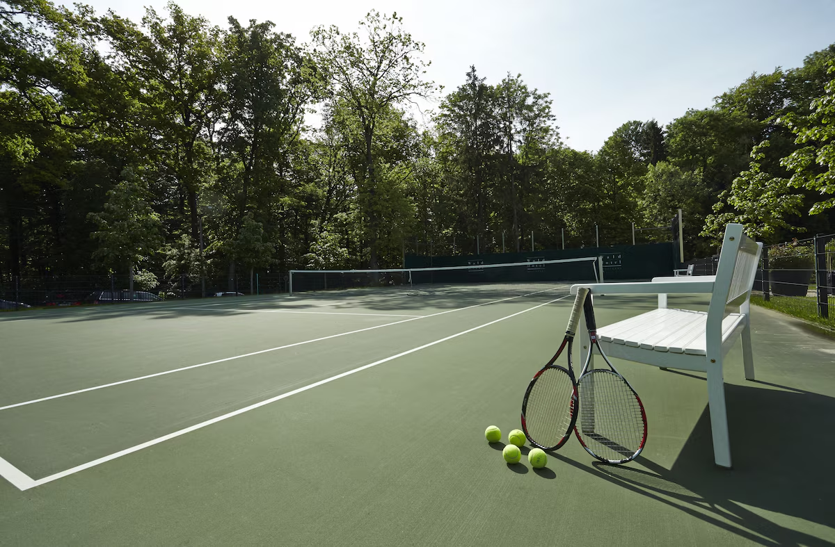 Tennis court photo